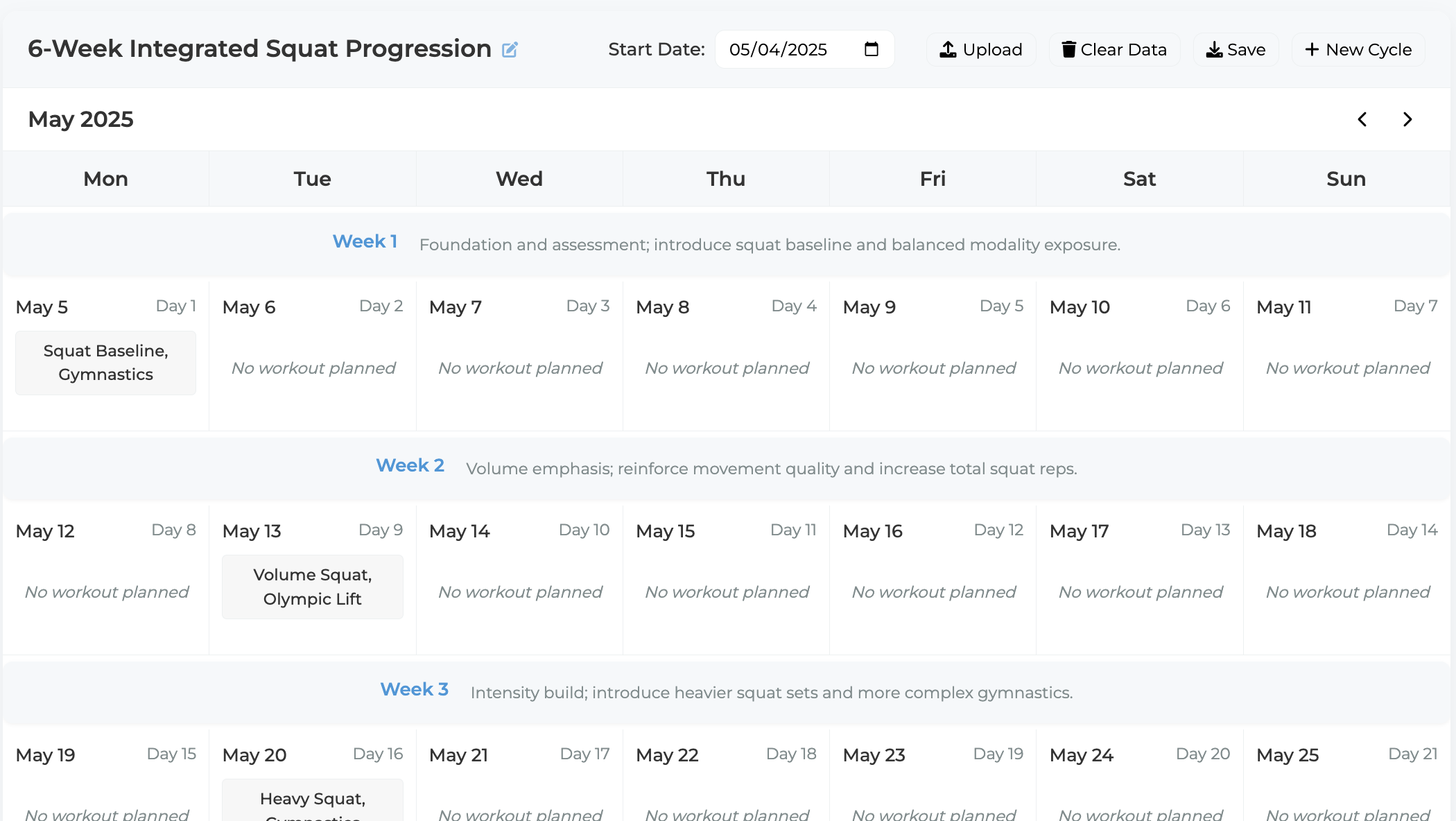 Program Blueprint